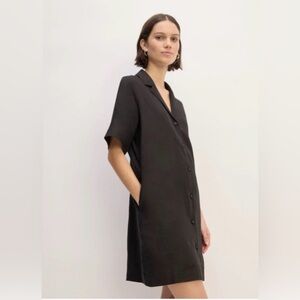 Everlane linen shirt dress